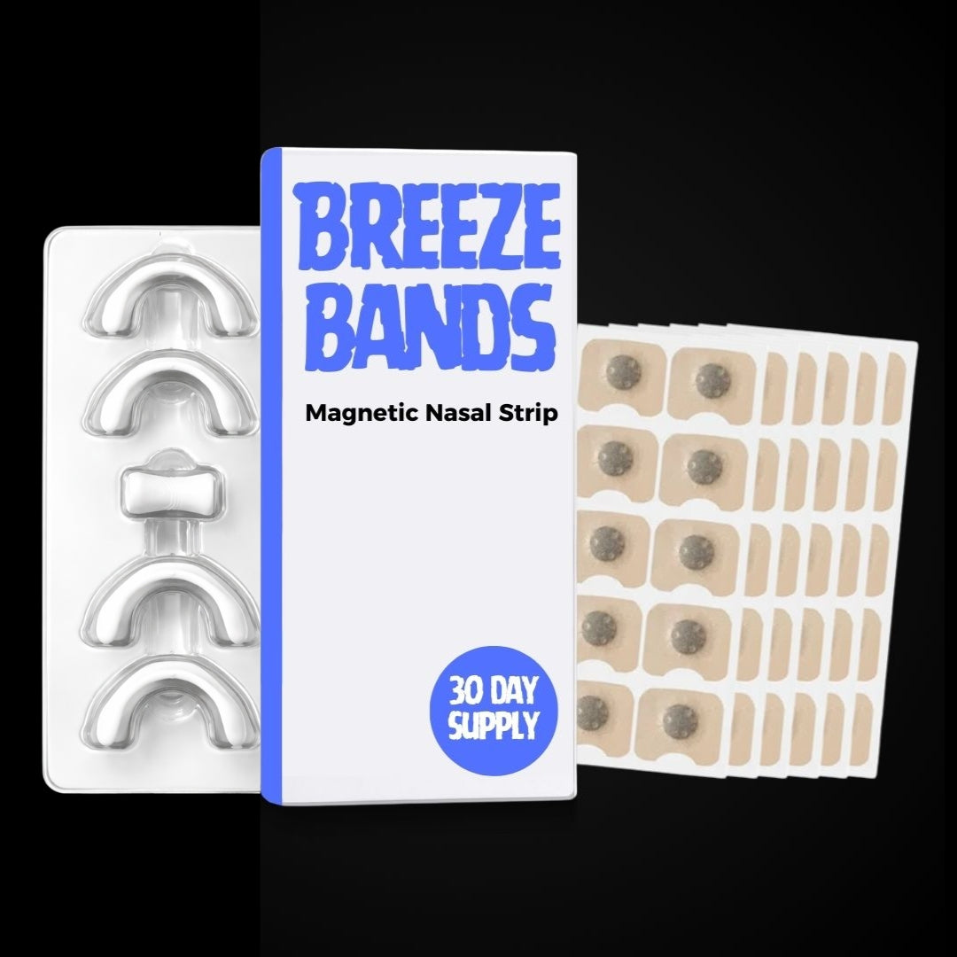 BreezeBands Magnetic Nasal Strips